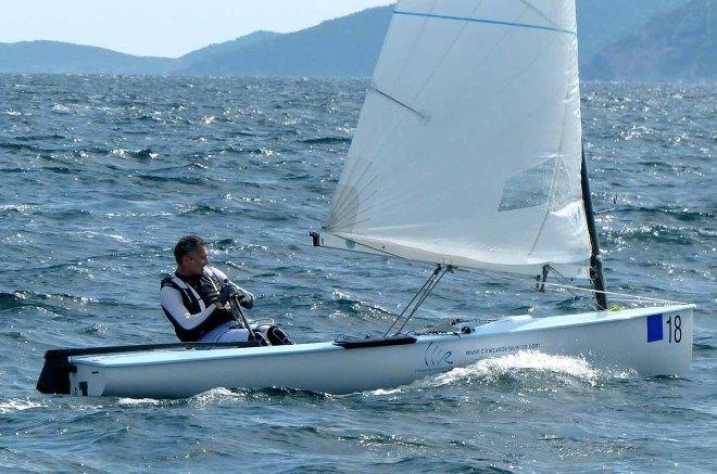 Laurent Hay - 2015 Finn World Masters &copy;  Claire ADB
